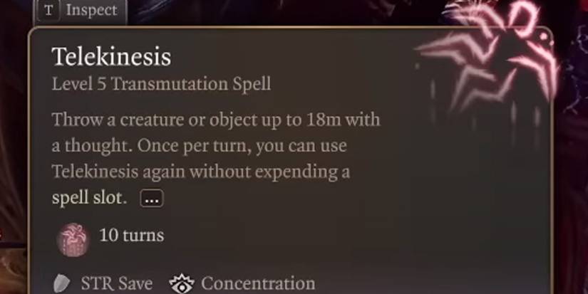 telekenisis baldurs gate 3