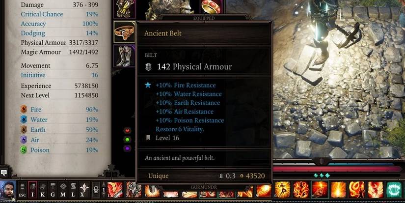 The Ancient Belt in Divinity Original Sin 2