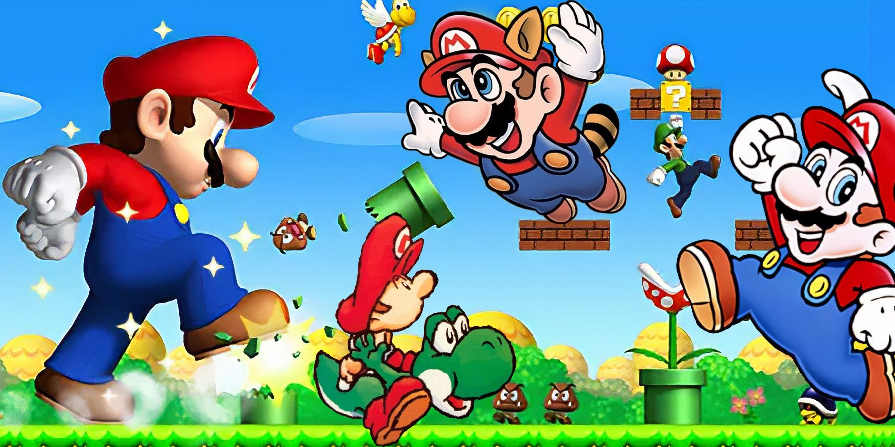 Evolution of Princess Peach in Mario Sports Games (1995 - 2021) 
