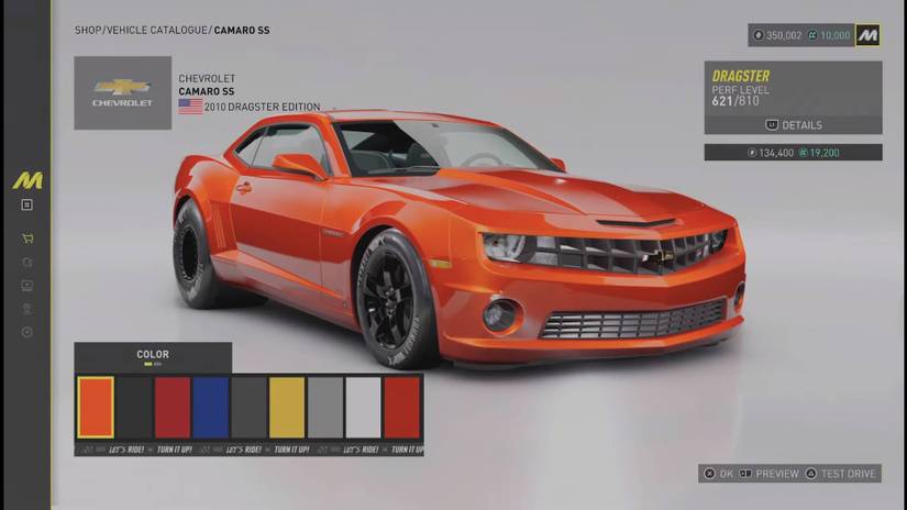 The Crew Motorfest_Dragster_Chevrolet Camaro SS