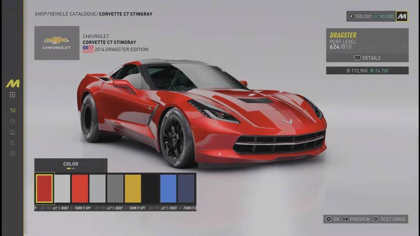 The Crew Motorfest_Dragster_Chevrolet Corvette C7 Stingray