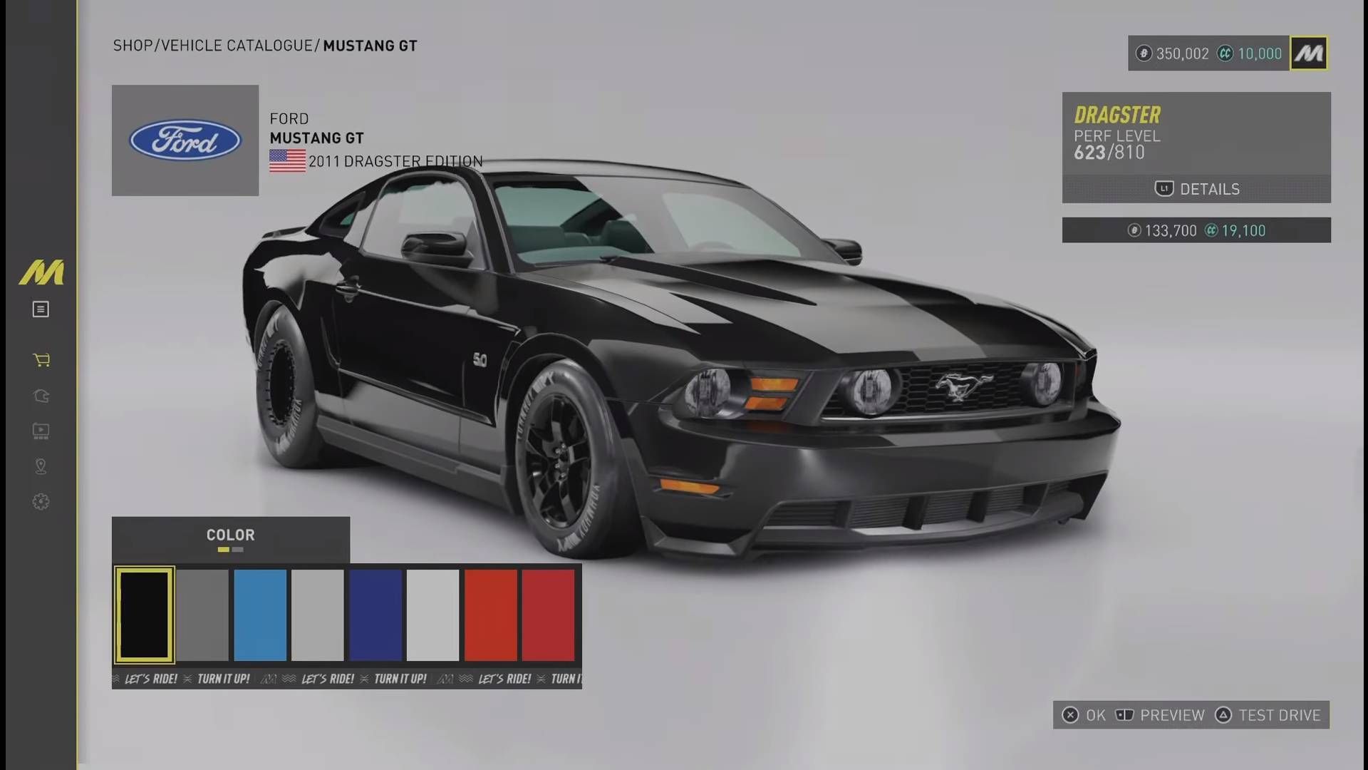 Το Crew Motorfest_Dragster_Ford Mustang GT