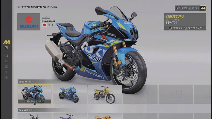 The Crew Motorfest_Fastest Bikes_Suzuki GSX R1000R