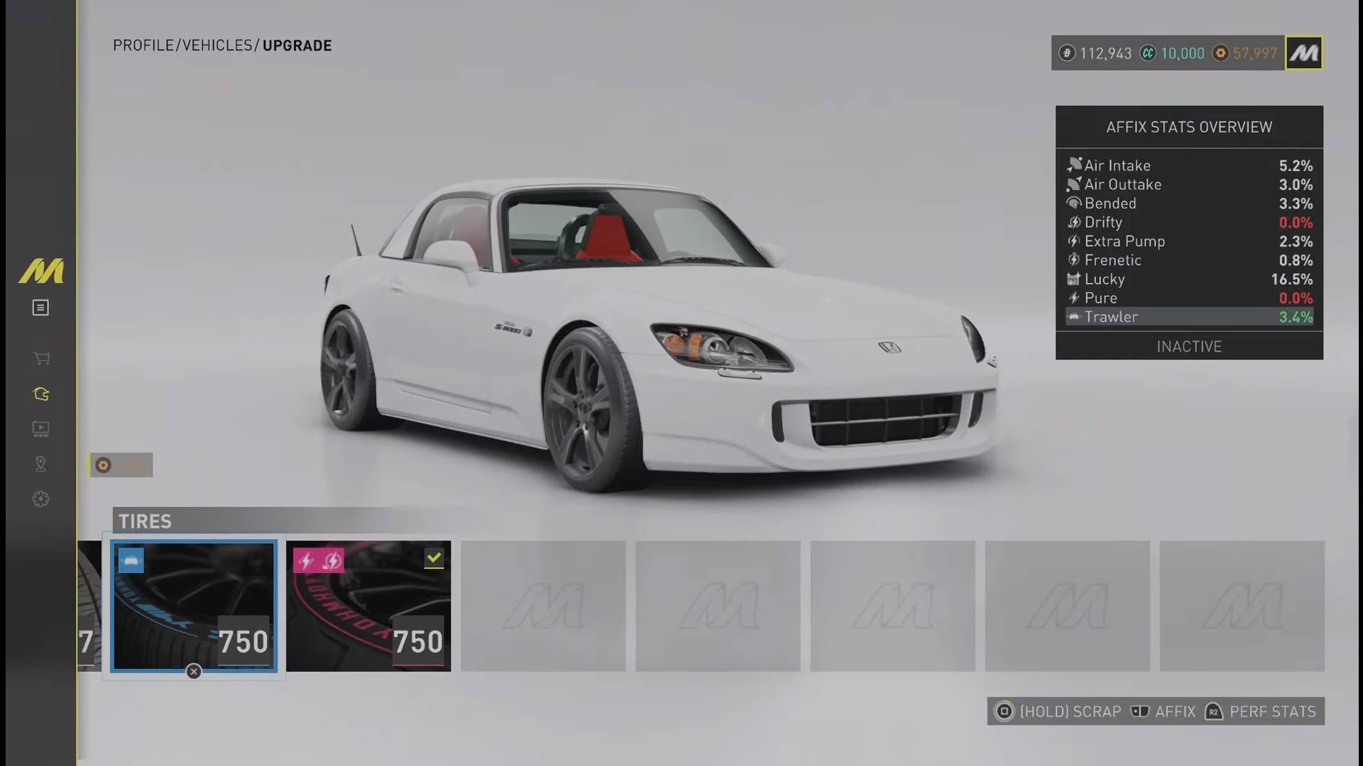 The Crew Motorfest_Perf Part Menu