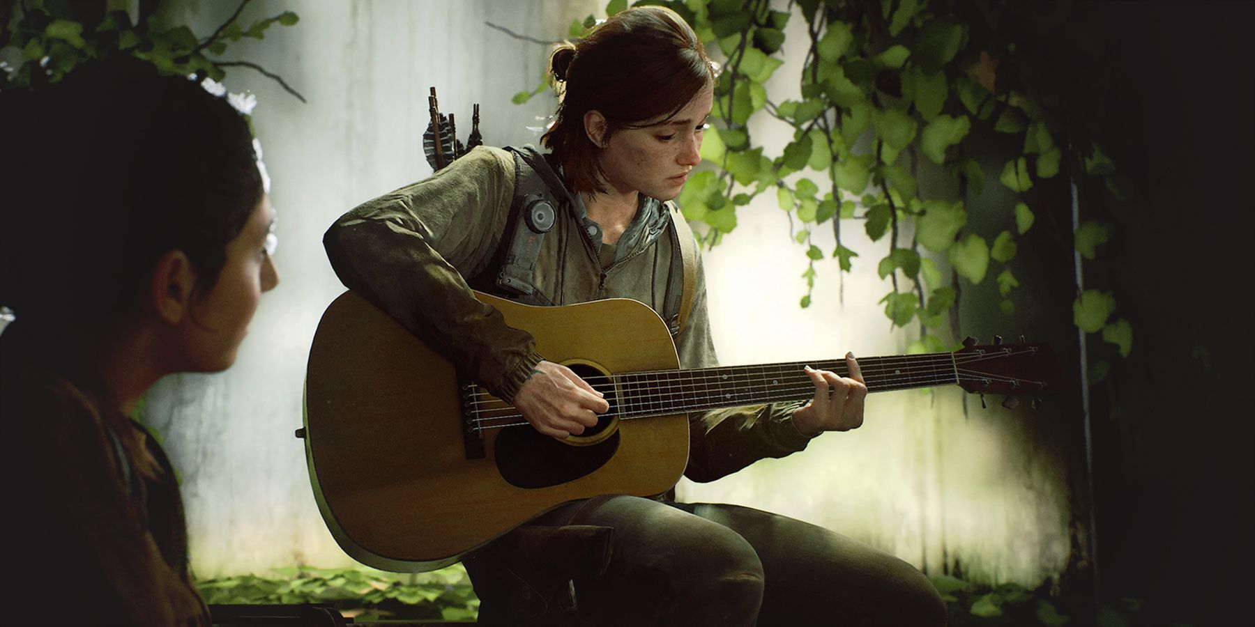 The Last of Us Parte 2 Ellie tocando Take On Me na guitarra