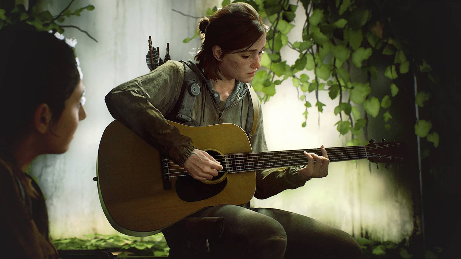 The Last of Us Part 2 Ellie playing Take On Me on guitar