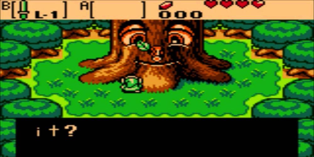 Gameplay screenshot from The Legend of Zelda: Oracle of Seasons