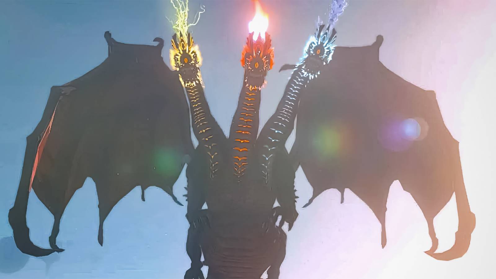 The Legend of Zelda Tears of the Kingdom TOTK King Gleeok flying