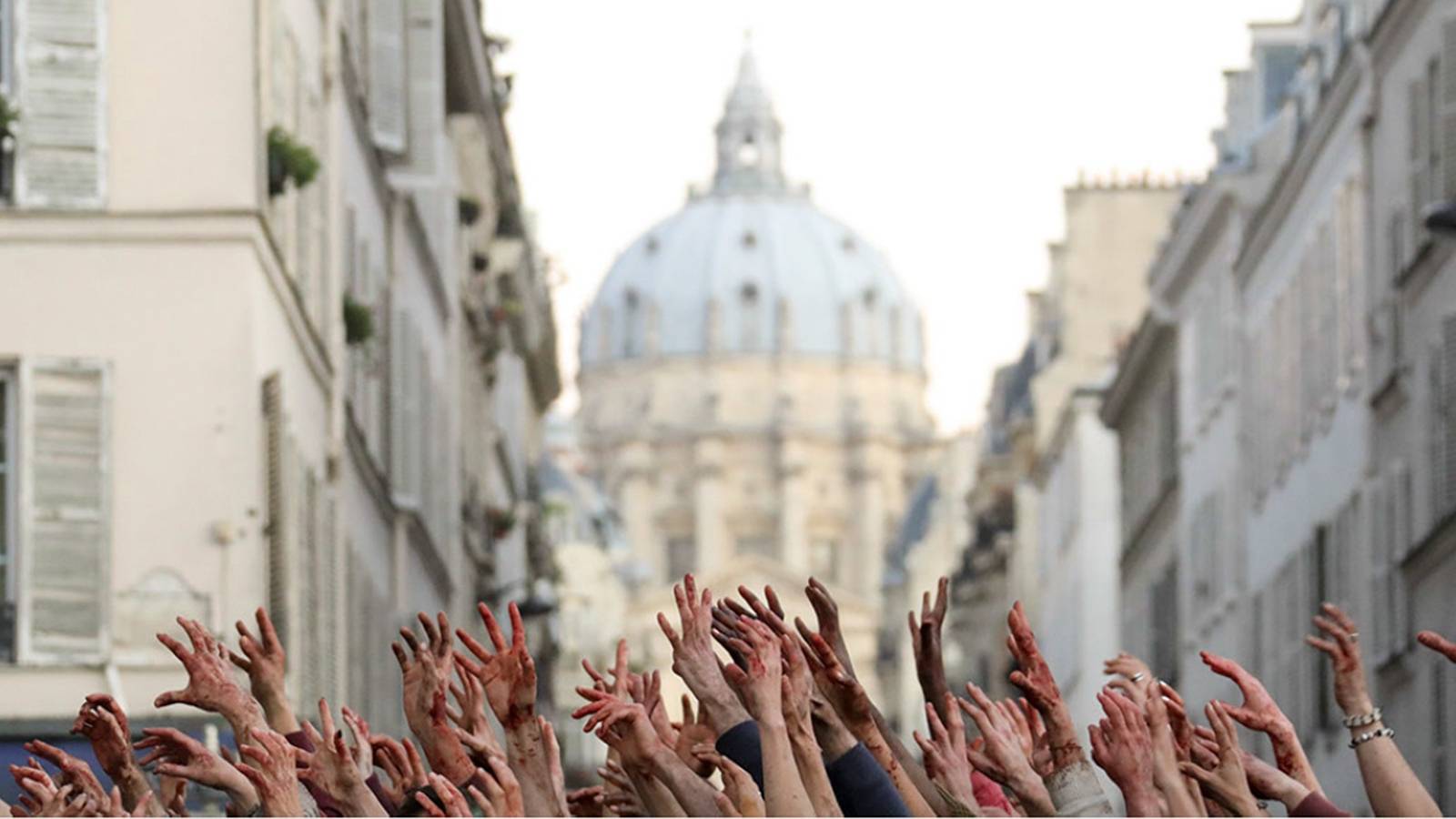 the night eats the world zombie hands