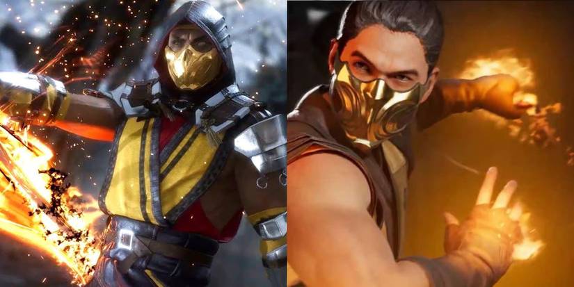 The Original and New Scorpions of Mortal Kombat