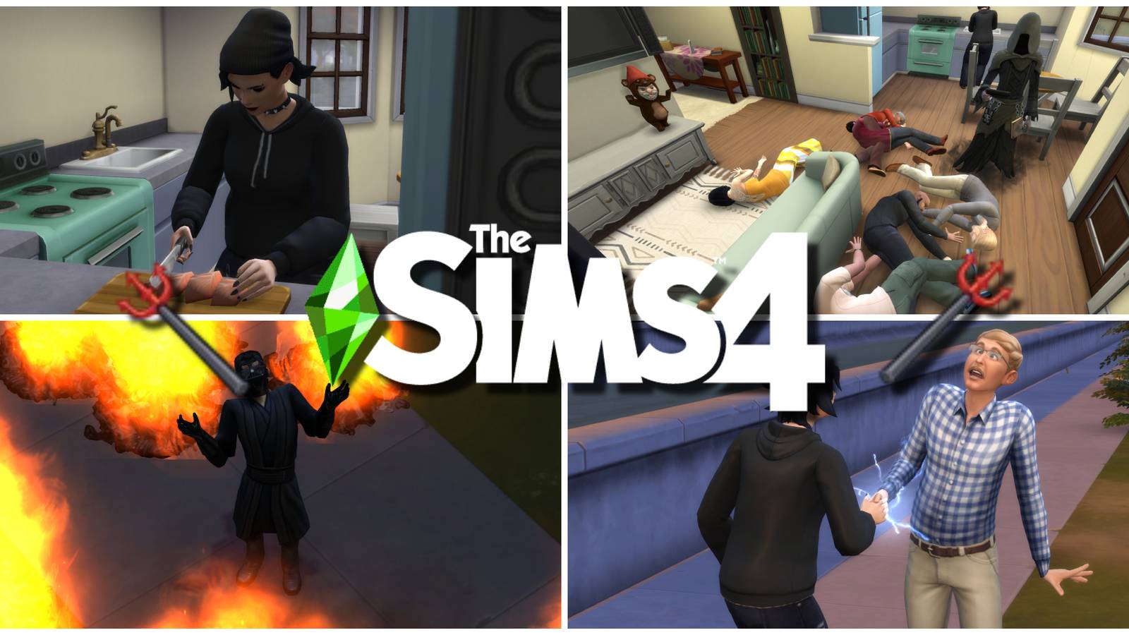 A collage of several evil storylines that players can explore to spice up their gameplay