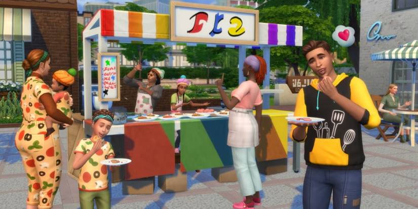 selling pizza using the food stand item