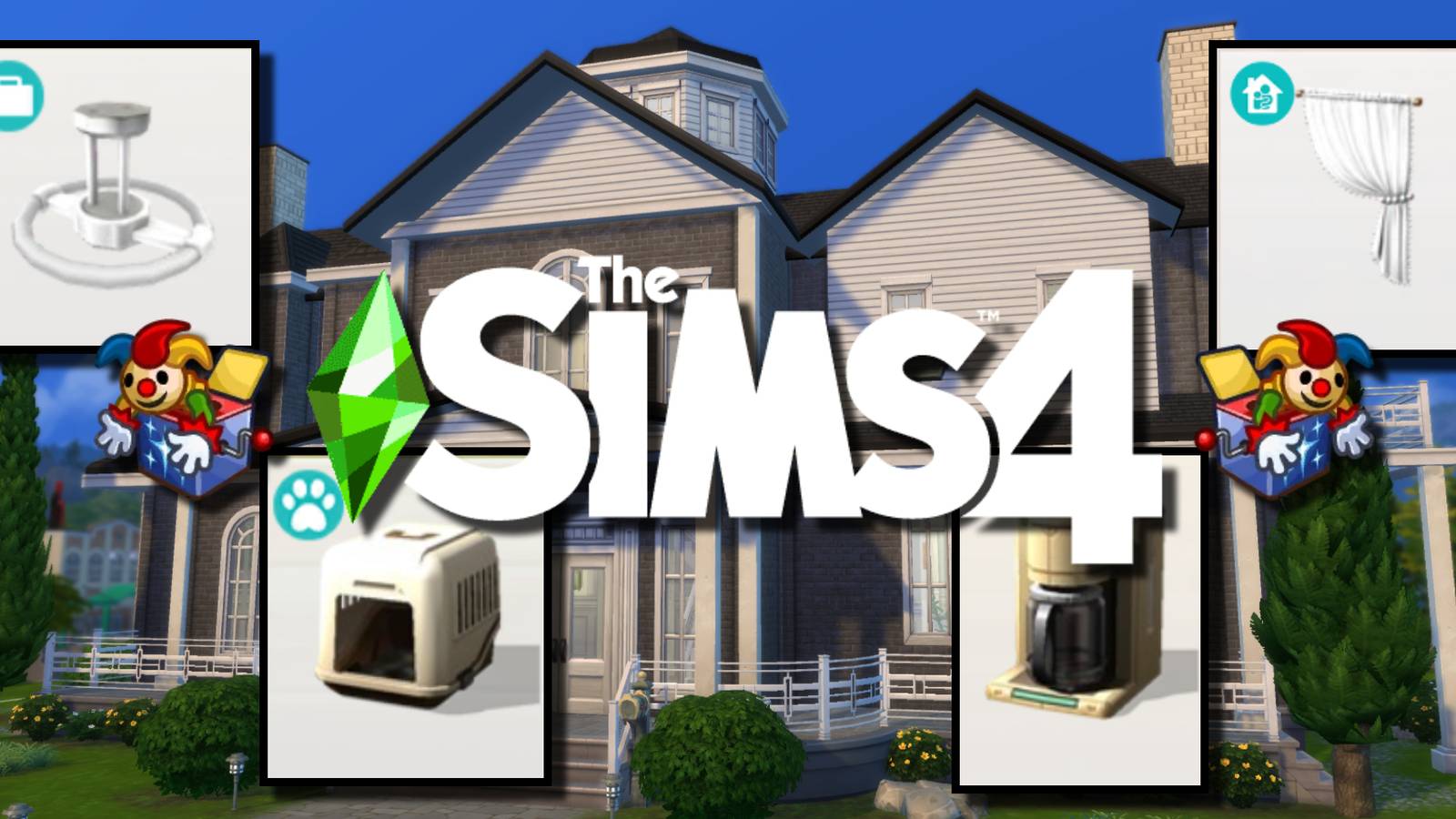 A house stands behind some of the funniest item descriptions in The Sims 4 