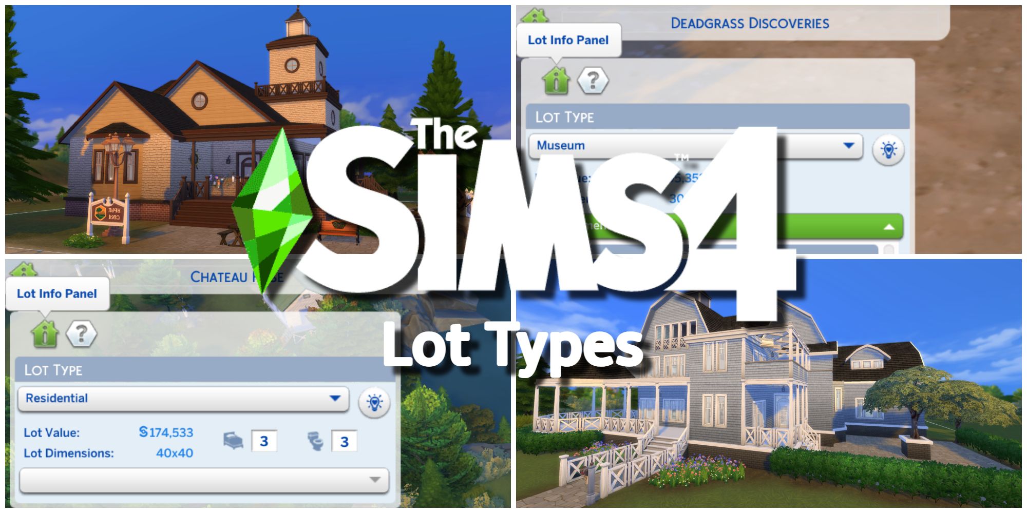 The Sims 4: How To Change Lot Types