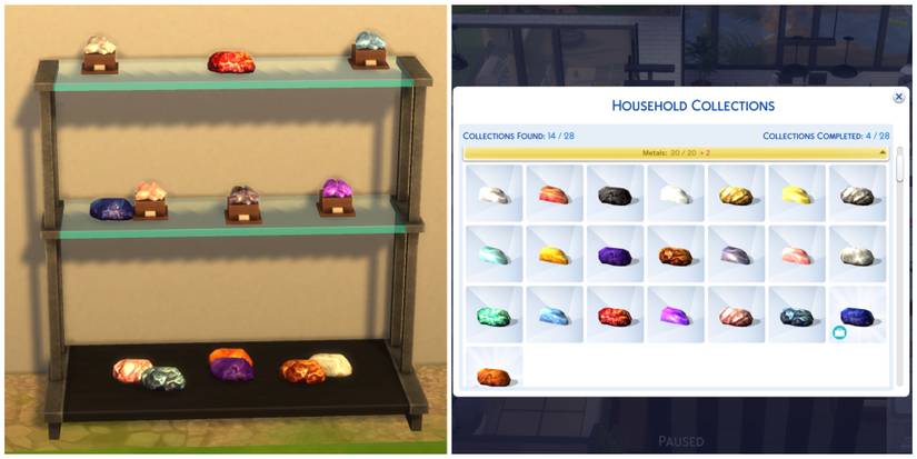 A close look at the Metals Collection in The Sims 4