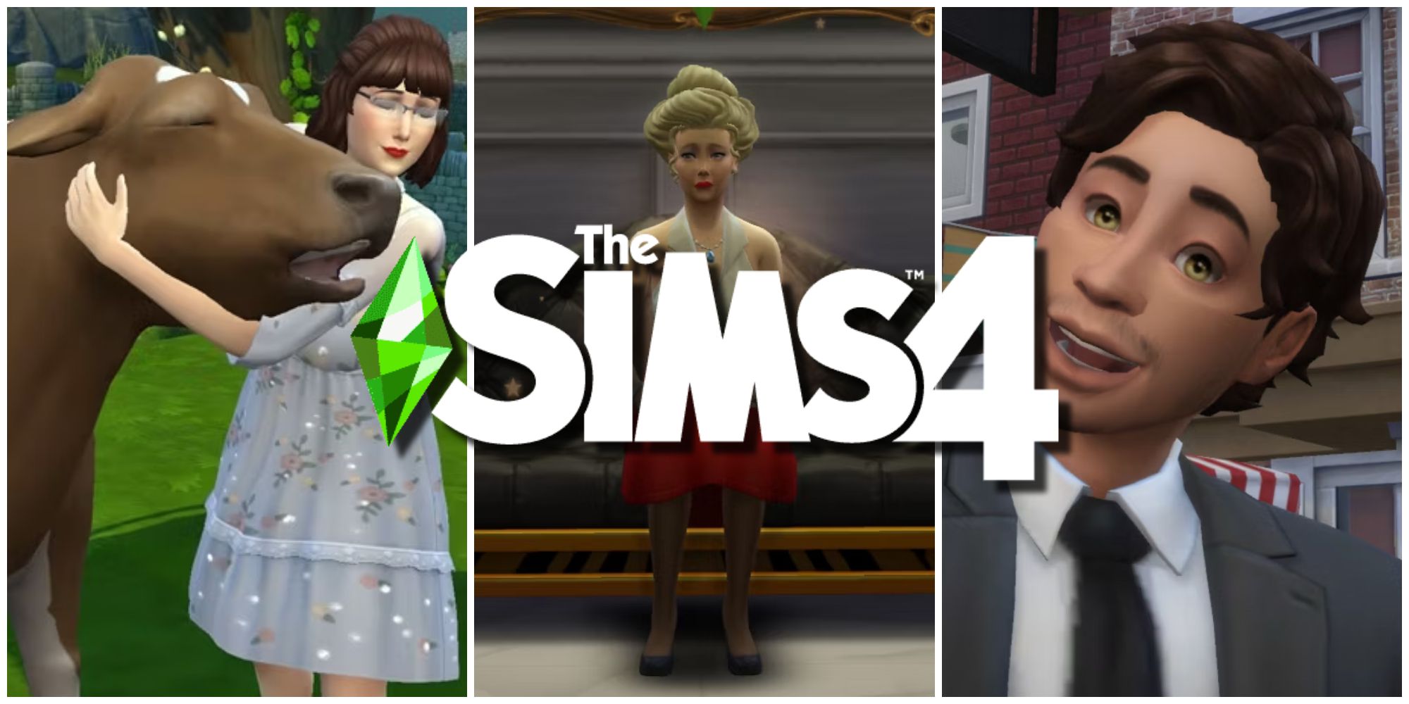 Three separate single-Sim households showcase how even with one Sim, players can play out fun and exciting storylines