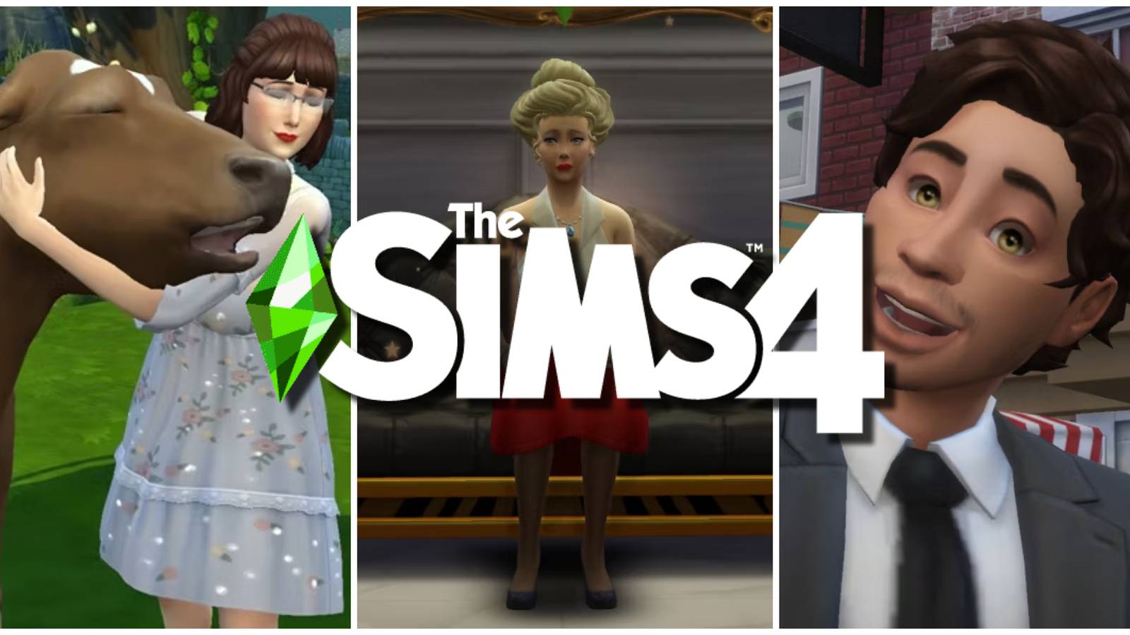 Three separate single-Sim households showcase how even with one Sim, players can play out fun and exciting storylines
