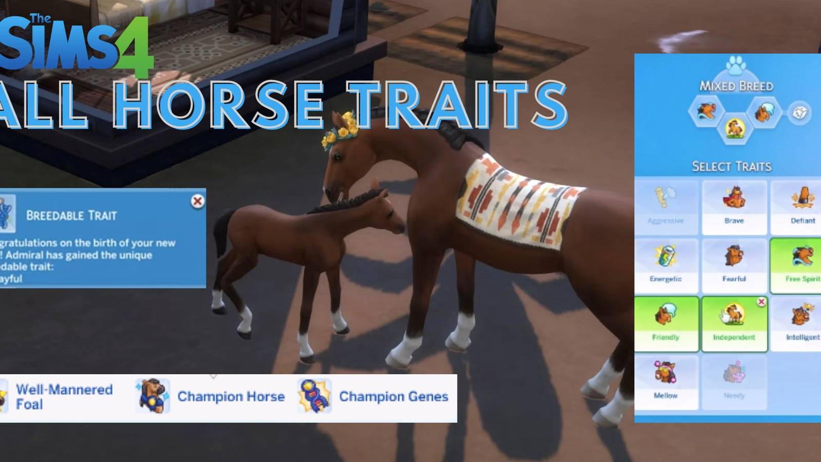 The Sims 4_ All Horse Traits
