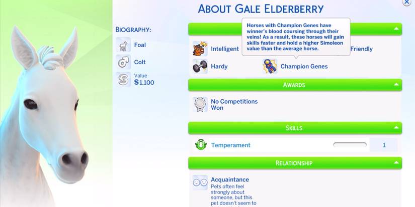 The Sims 4_ Horse Breedable Traits