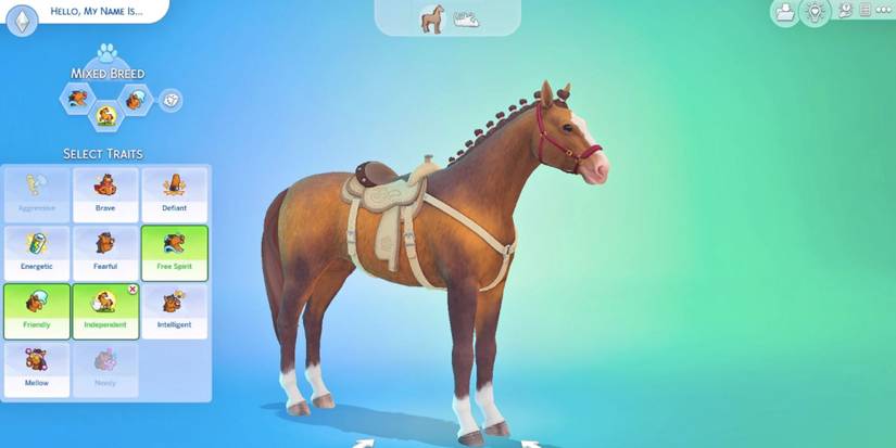 The Sims 4_ Horse CAS Traits