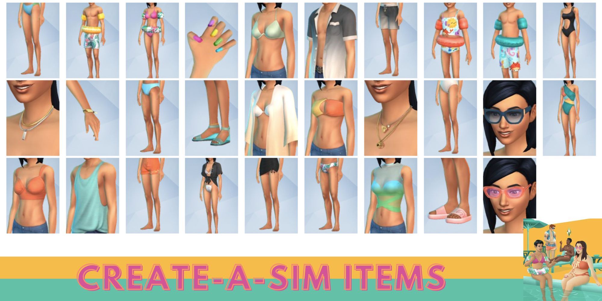 The Sims 4_ Poolside Splash Kit Build_Buy