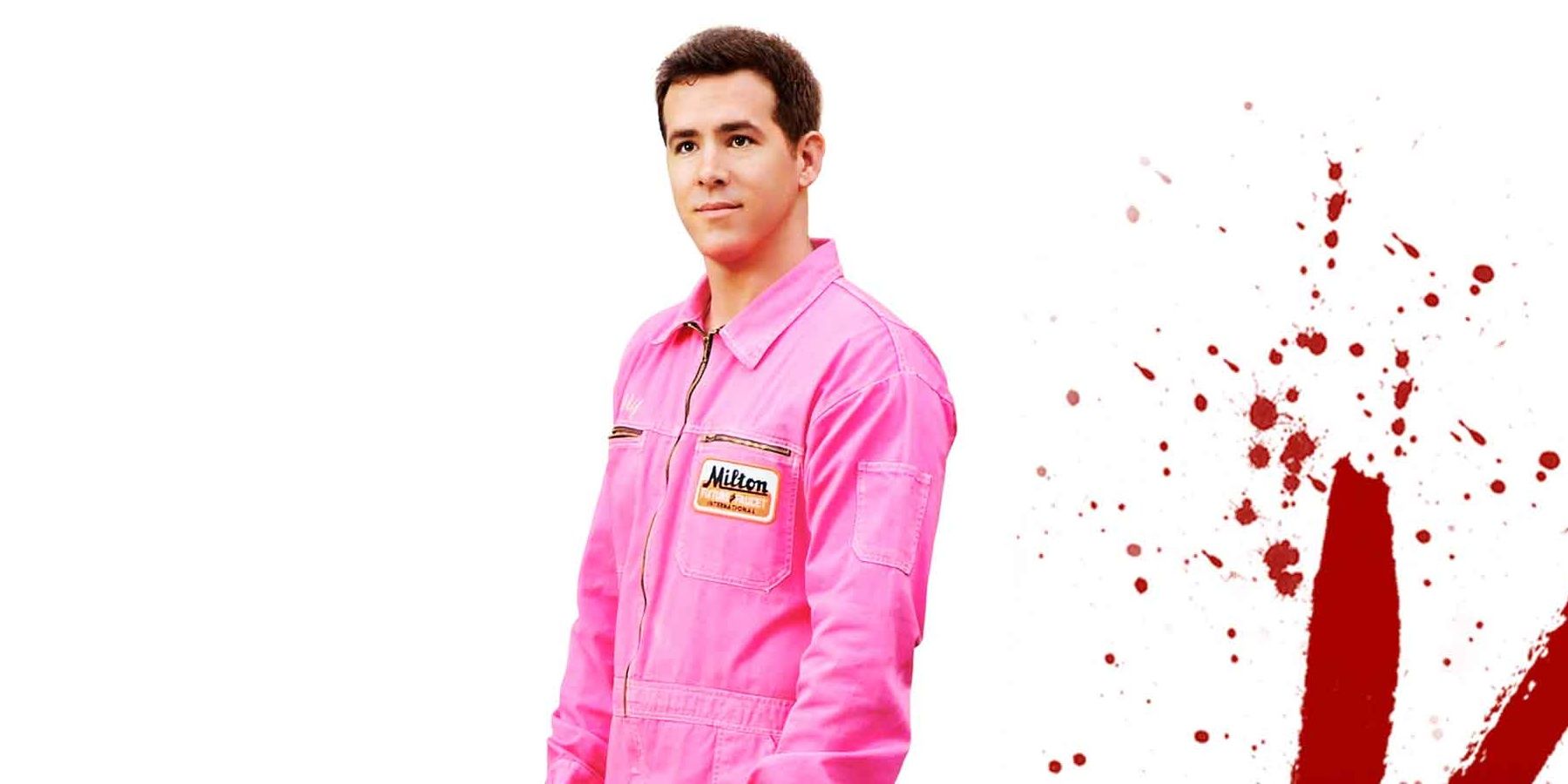 The Voices Poster featuring Jerry in a pink jumpsuit