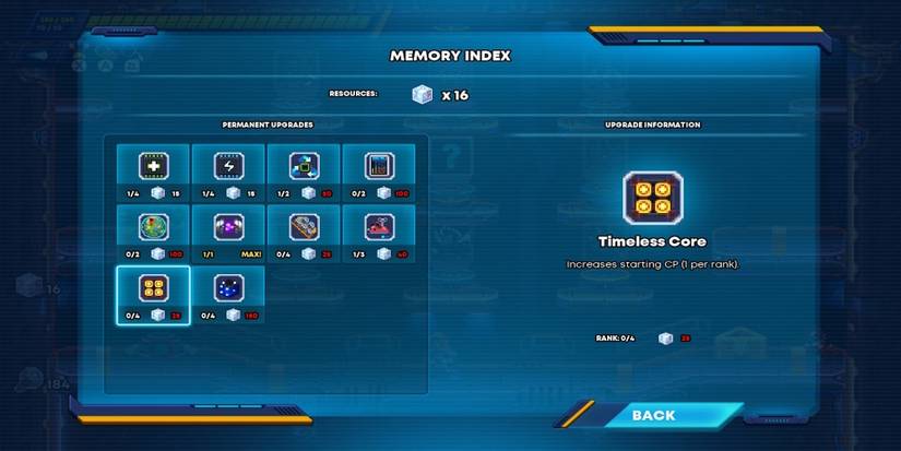 Timeless Core upgrade in 30XX