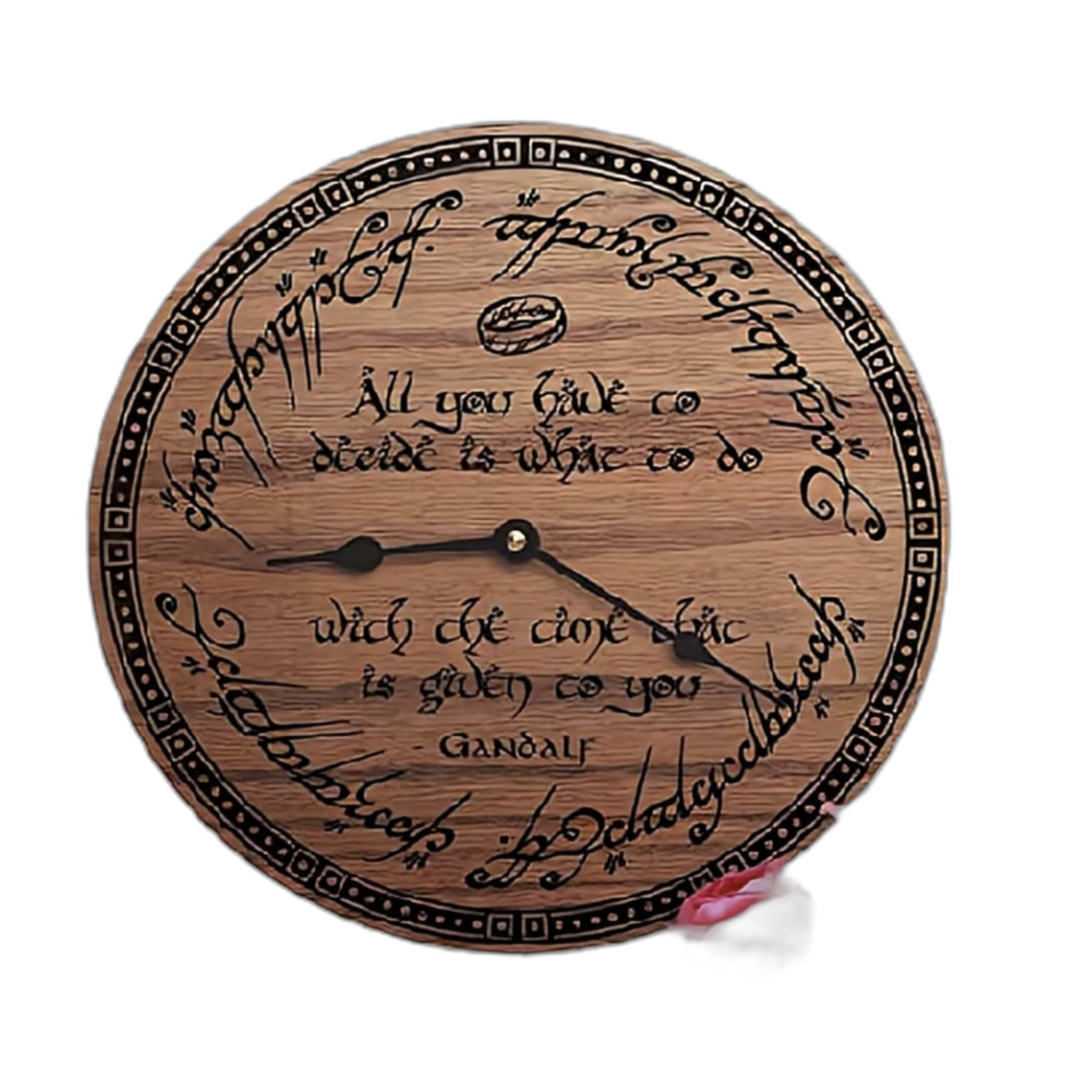 Lord of the rings wall clock