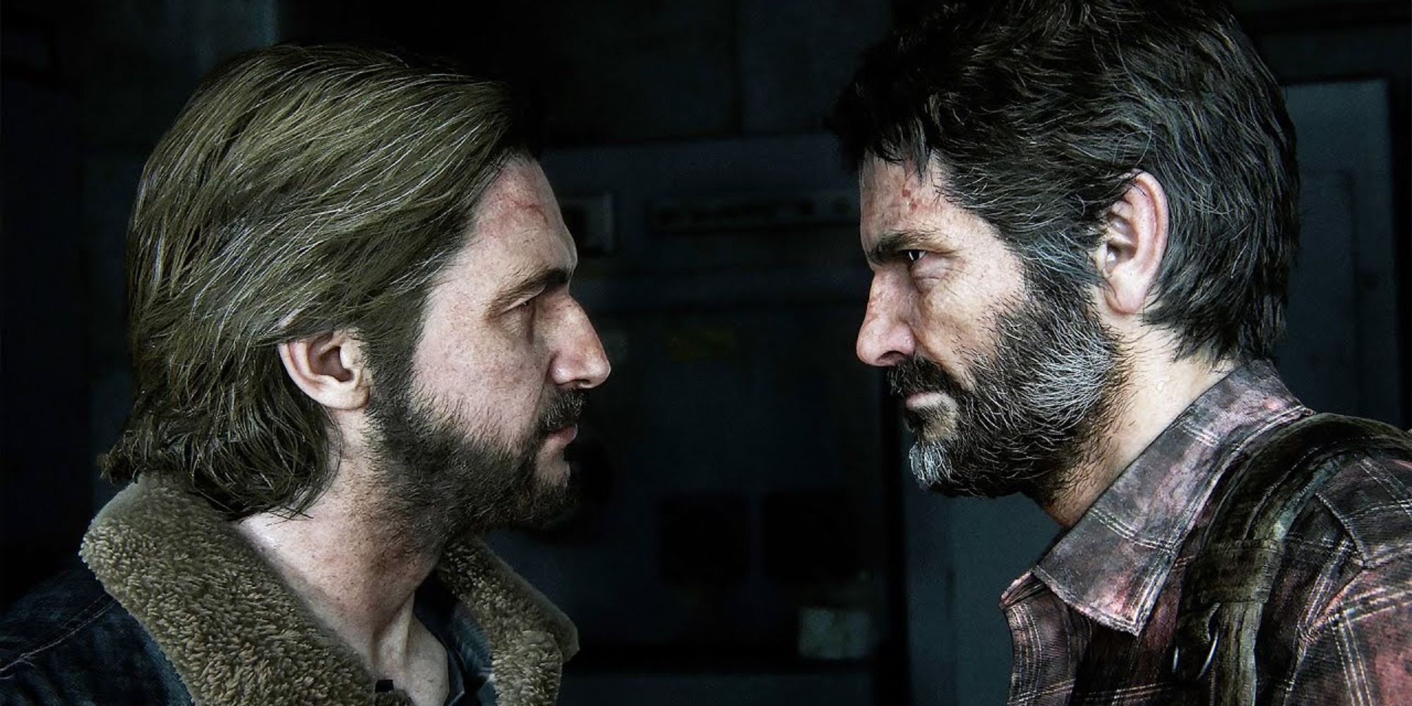 The Last of Us's brothers, Joel and Tommy, face to face.