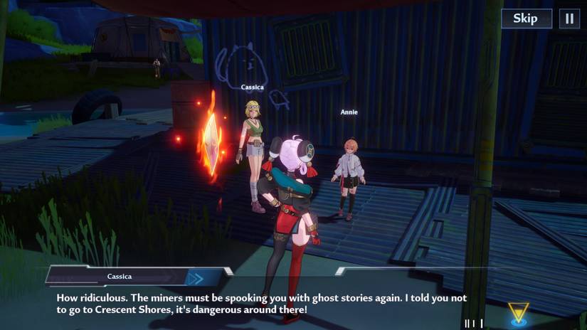 Location of Anne and Cassica in Tower of Fantasy