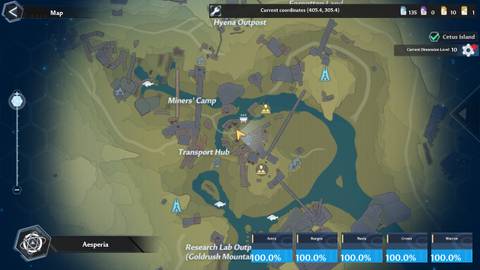 Map Location of the ToF Ark Quest