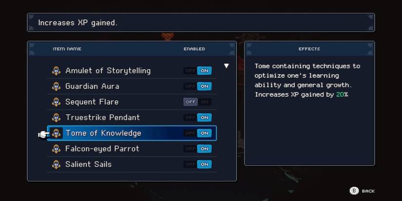 Tome Of Knowledge Relic in Sea of Stars