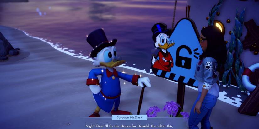 talking to scrooge disney dreamlight valley