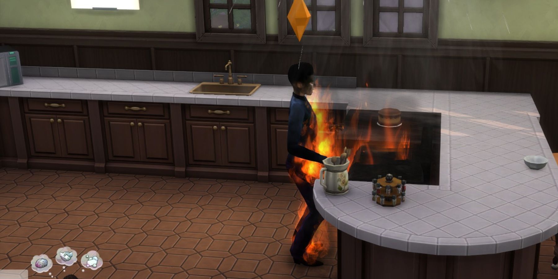 cheat apagar incêndio the sims 4