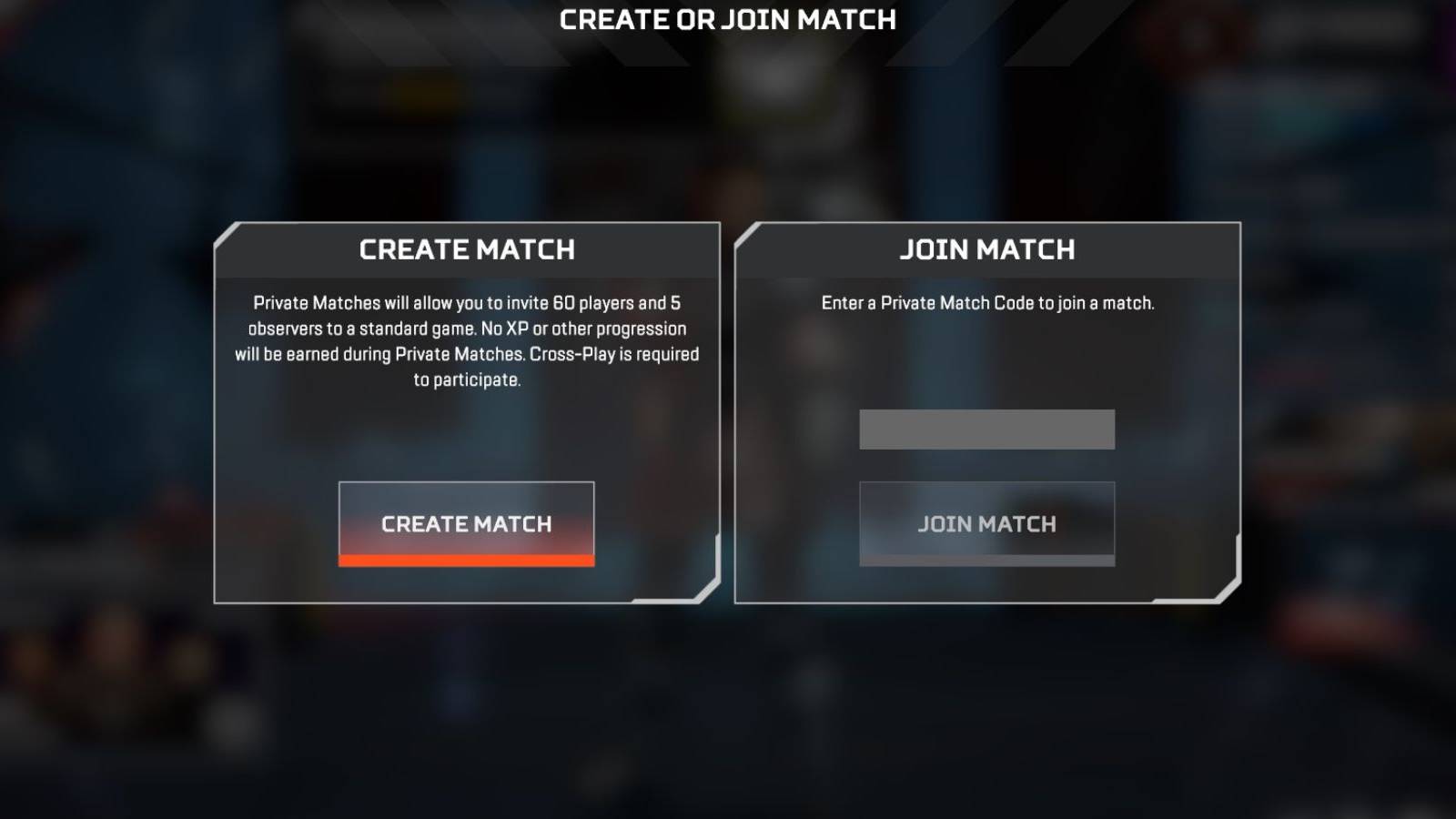 creating a room apex legends