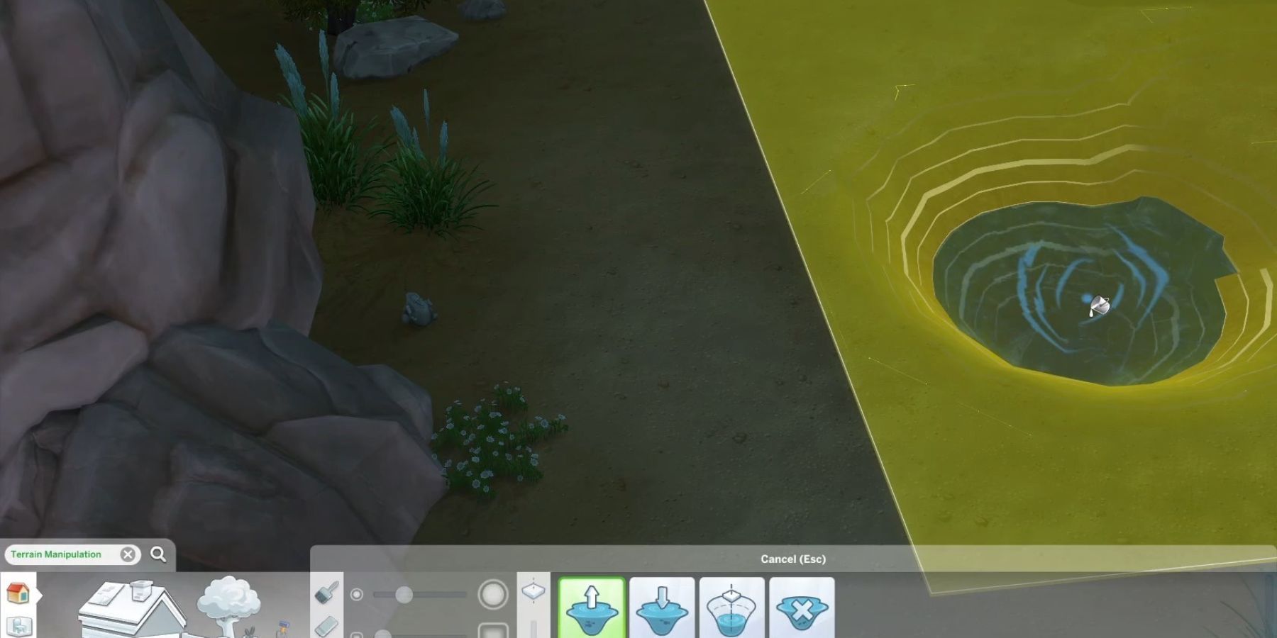 filling a pond the sims 4