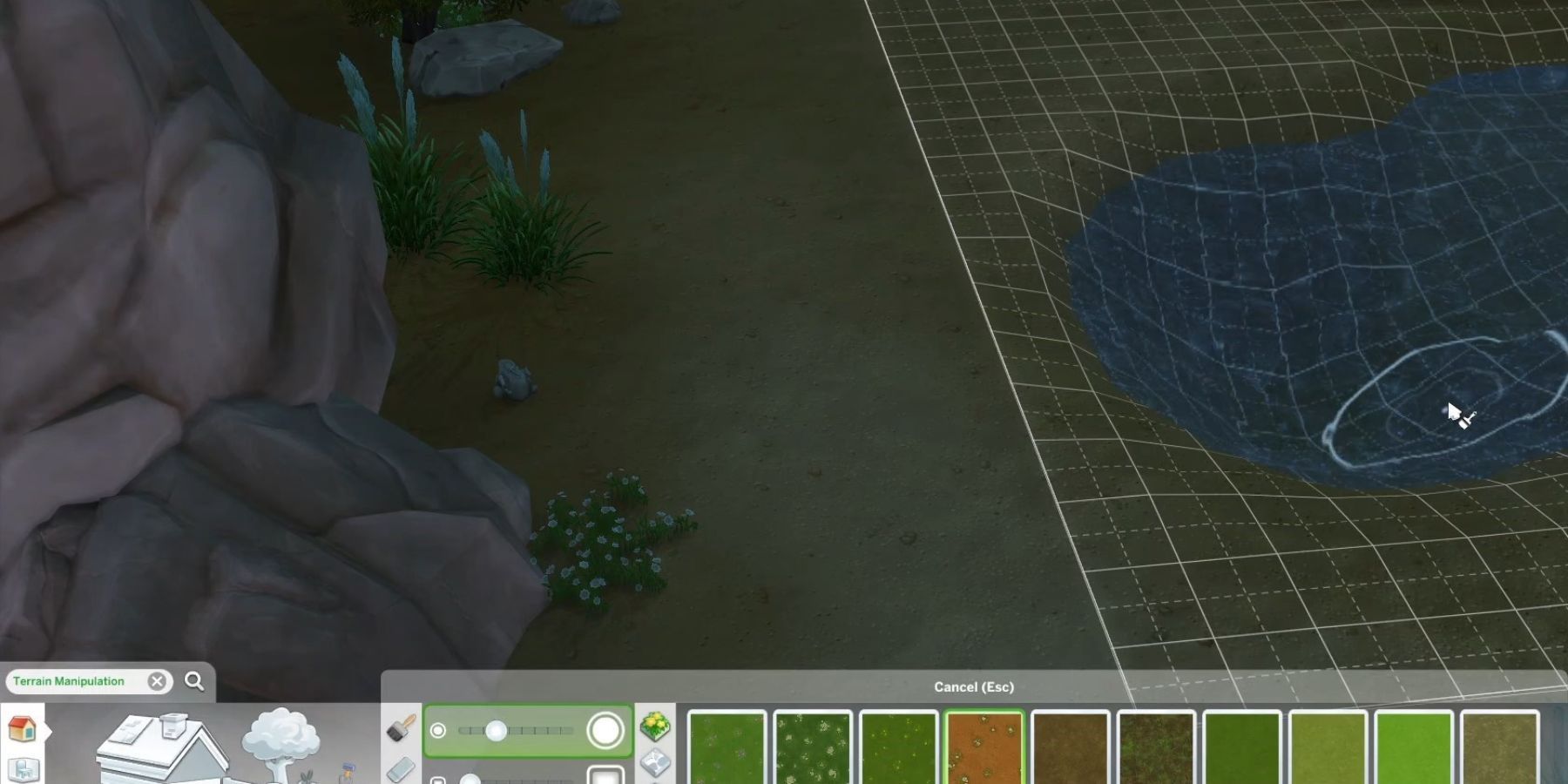 decorating a pond the sims 4