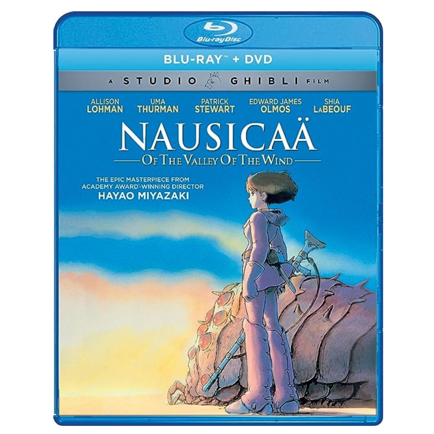 Design da capa do Blu-ray de Nausicaa do Vale do Vento
