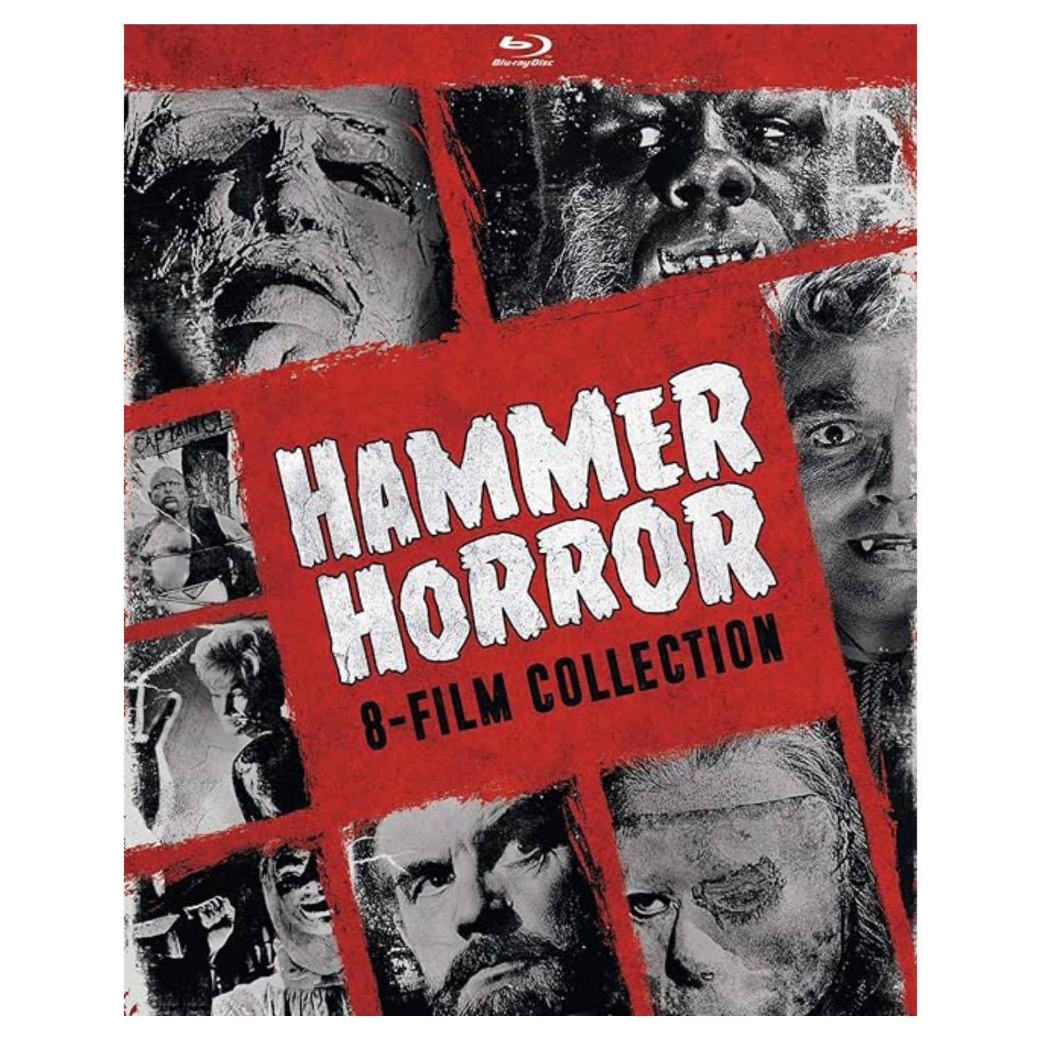 The cover of the Hammer Horror 8 Movie Collection