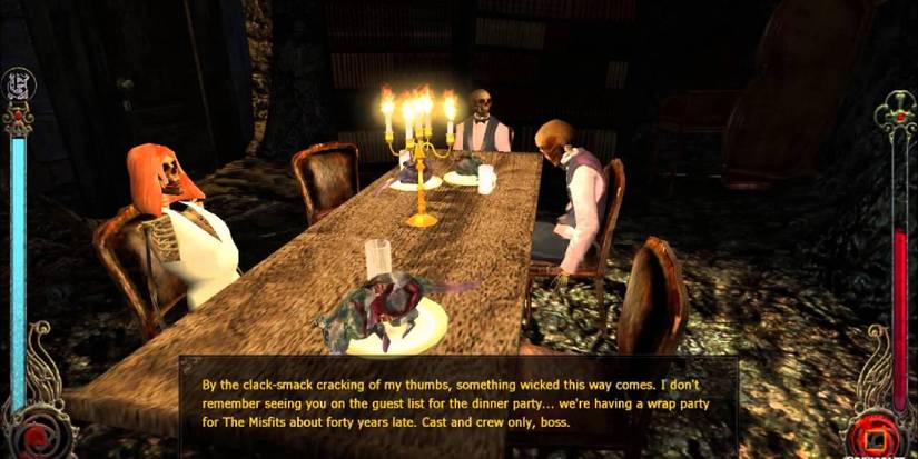 The dead dinner party Gary Golden hosts in the Warrens.