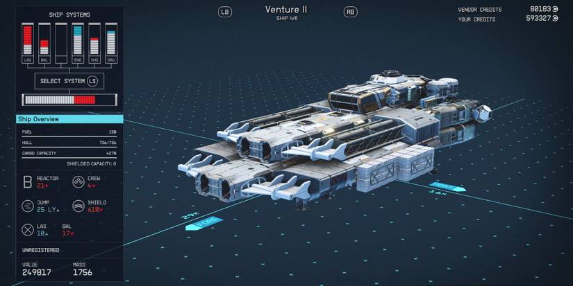 The Venture II in Starfield