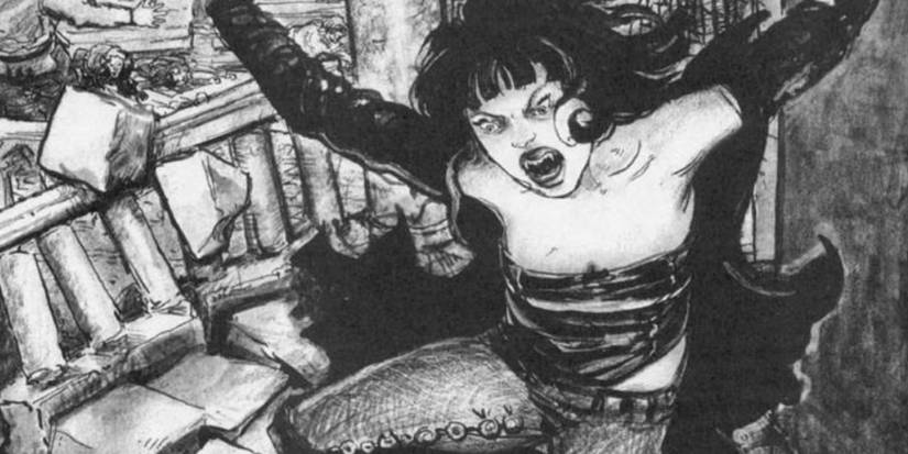 VTM Lair of the Hidden - A vampire in combat