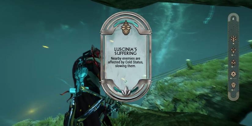 Warframe Luscinia's Suffering decree chosen.
