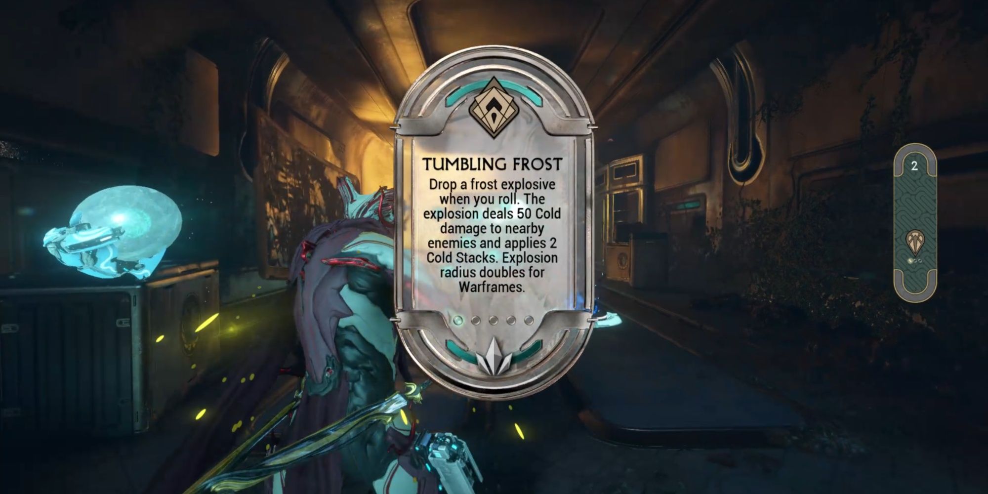 Warframe Tumbling Frost decree chosen.