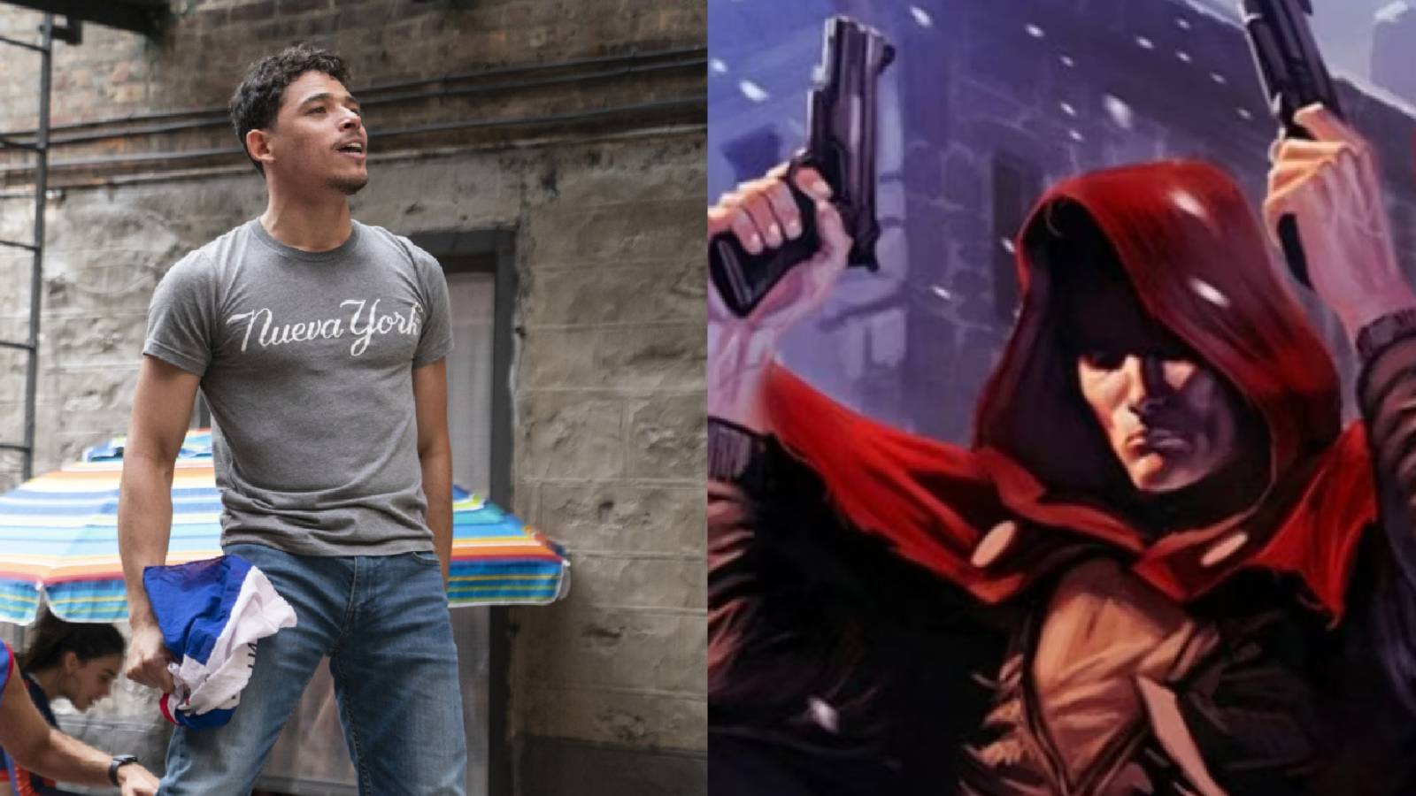 Anthony Ramos from In The Heights and Marvel's The Hood