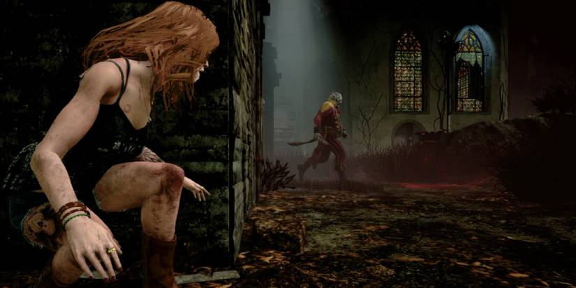 clown lost survivor crouched