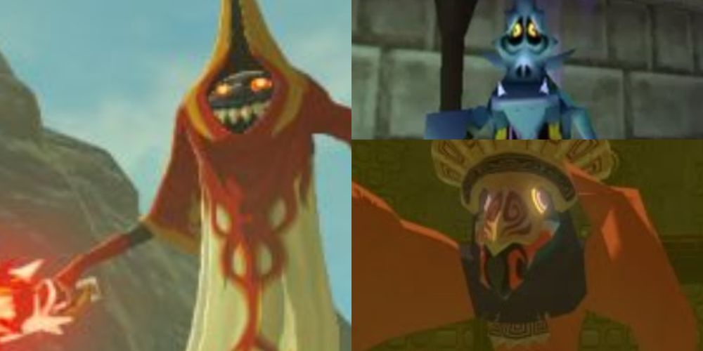 Wizzrobe's from Tears of the Kingdom, Ocarina of Time and The Wind Waker