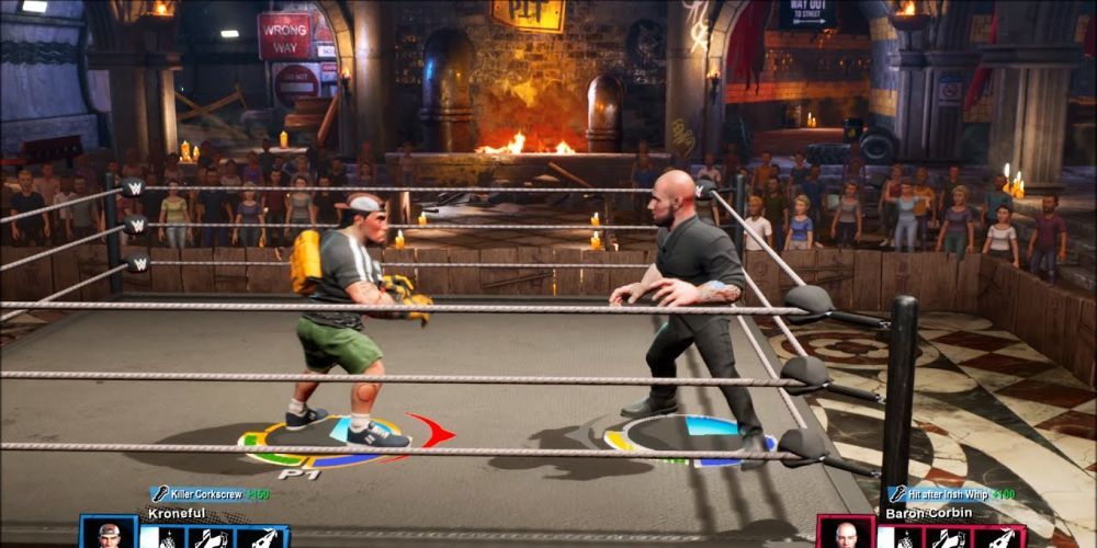 Gameplay screenshot from WWE 2K Battlegrounds