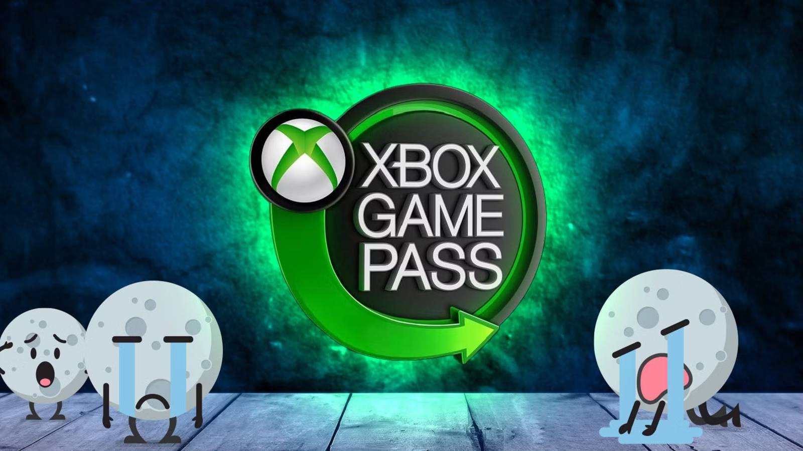 xbox game pass with crying emojis