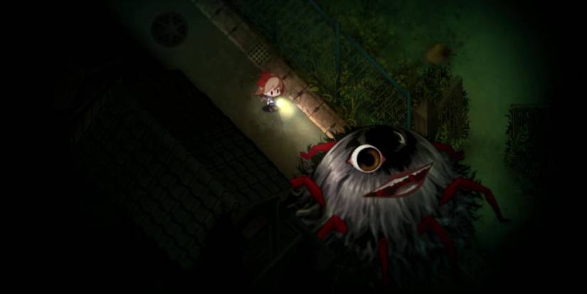 Gameplay screenshot from Yomawari Night Alone 